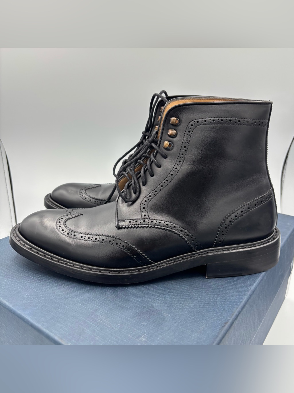 Jack Erwin Carter Wingtip Lace Up Boots — image 6 of 8